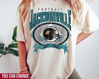 Comfort Colors Jacksonville Football Shirt, Jacksonville Football Sweatshirt, Vintage Style Jacksonville Football shirt, Sunday Football