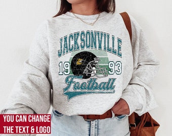 Jacksonville Football Sweatshirt , Jacksonville Football shirt , Vintage Style Jacksonville Football Sweatshirt , Jacksonville Fan Gift