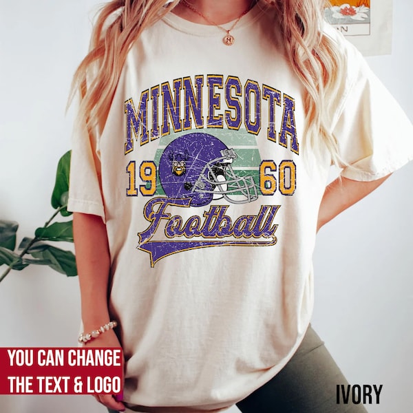 Comfort Colors Minnesota Football Shirt, Minnesota Football Sweatshirt, Vintage Style Minnesota Football shirt, Sunday Football