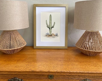 PRINT-Saguaro Cactus Catalina - From Original Watercolor Painting