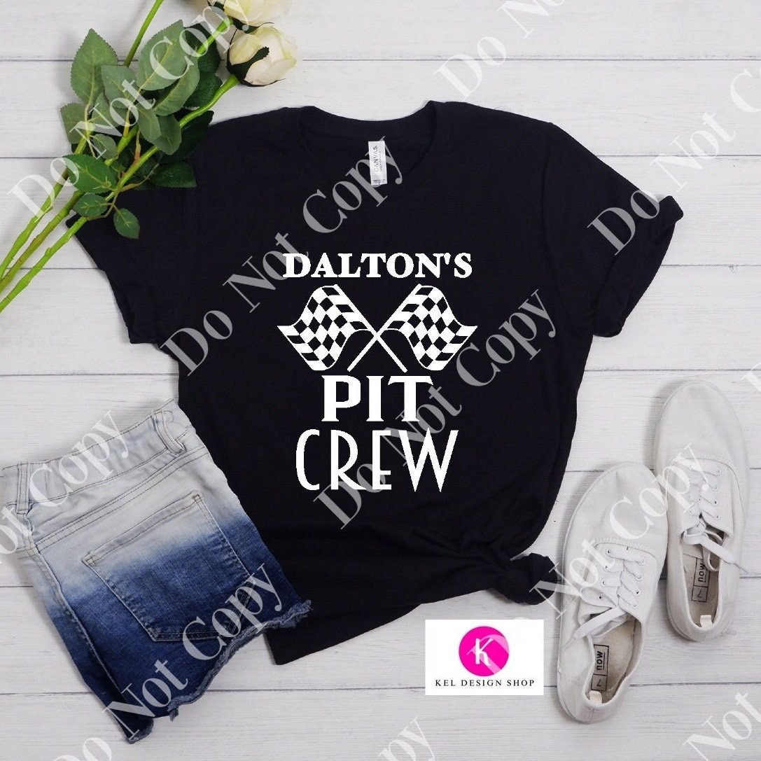 Custom Pit Crew T-shirt - Etsy