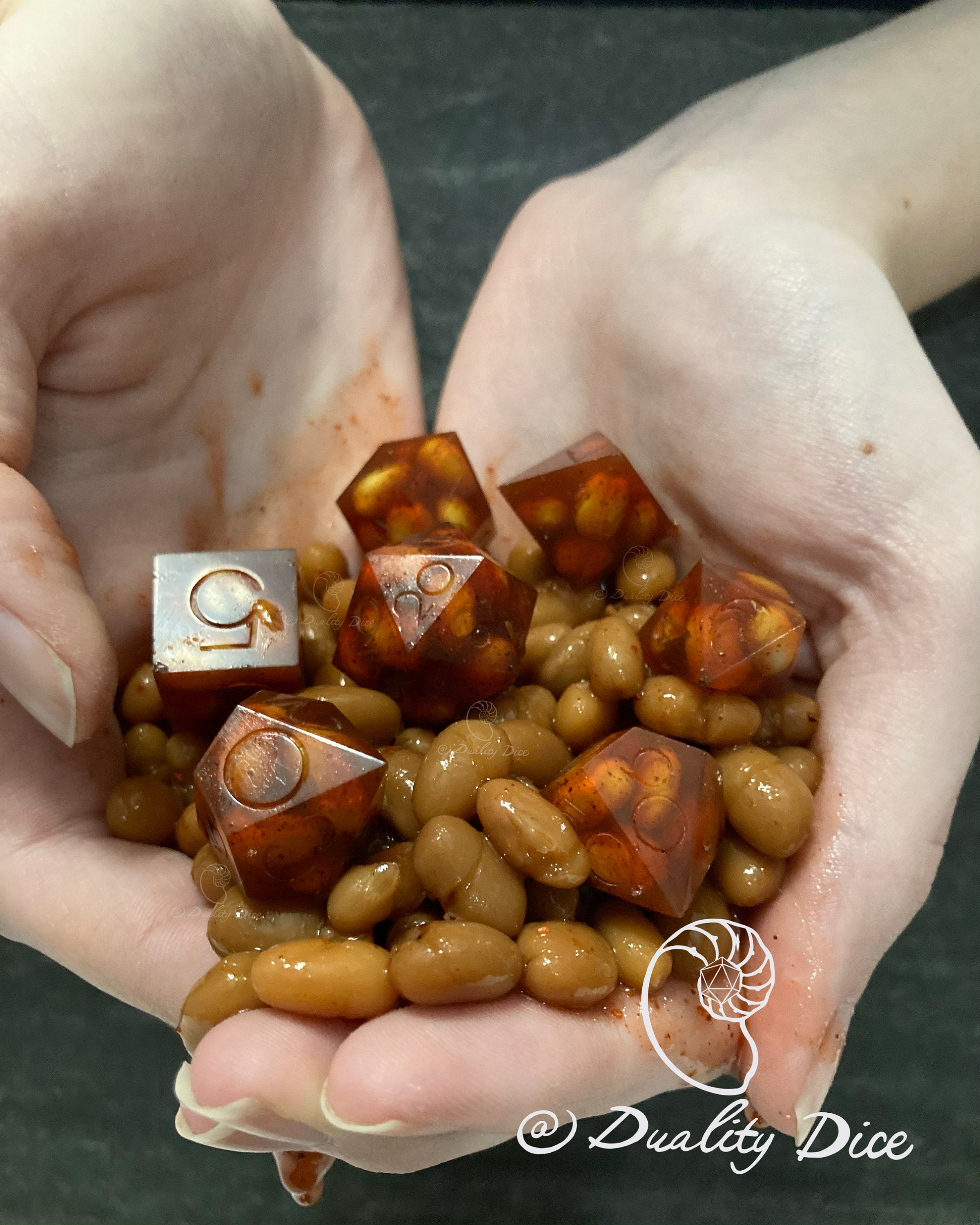 Jumbo Baked Beans Cursed Food Dice Jumbo D20 Die by Etsy
