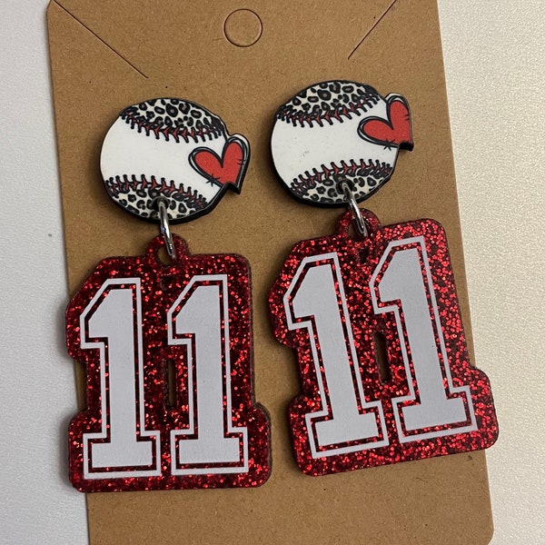 Baseball Earrings Etsy