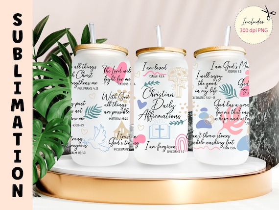 I Am Inspiration Bible Verse Libbey Glass Tumbler I Am Inspiration Bible Verse Libbey Glass Tumbler