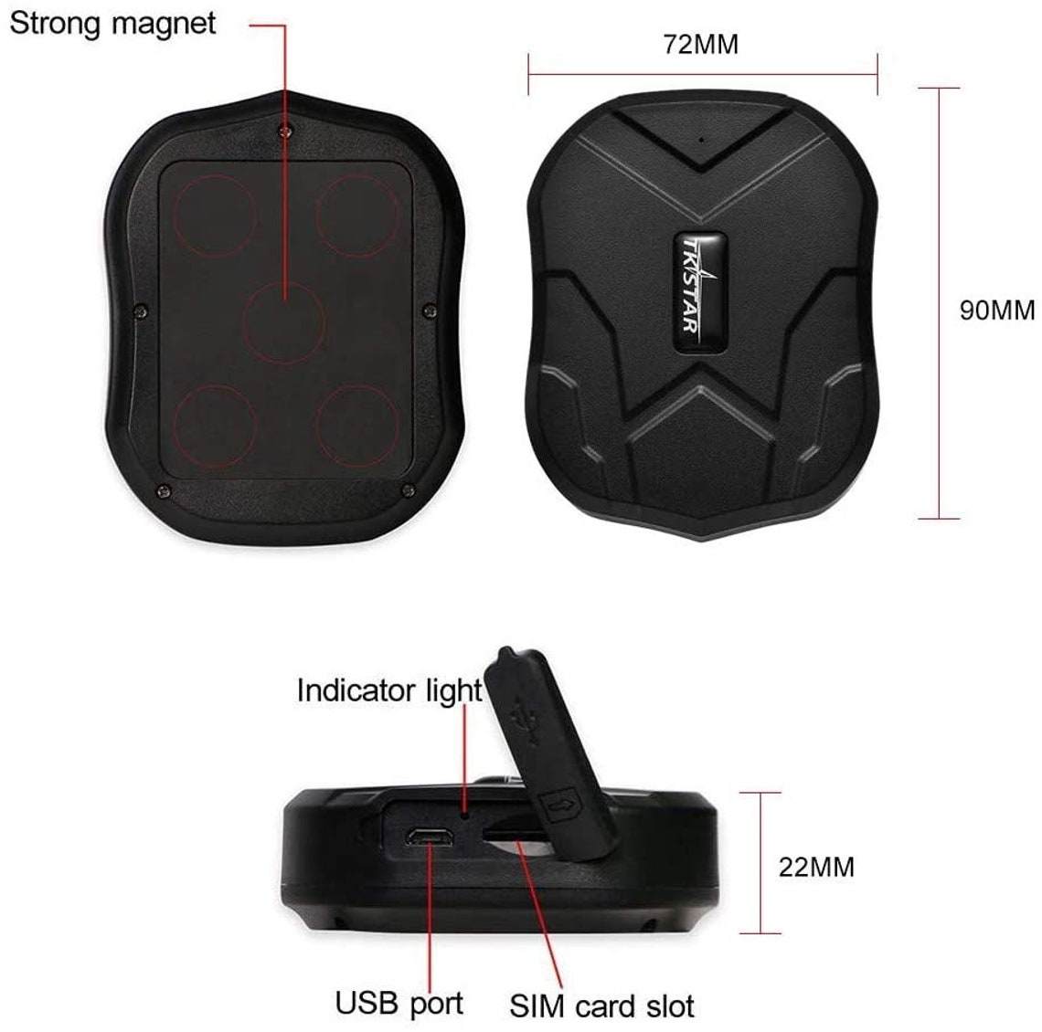 icoolive waterproof gps tracker