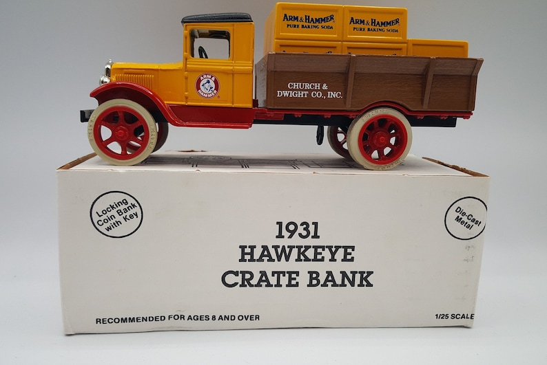 Arm & Hammer 1931 Hawkeye Truck Diecast Bank Ertl 9229 1/25 Etsy