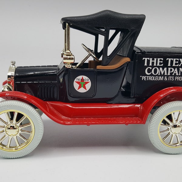Texaco #5 1918 Ford Runabout Diecast Bank Ertl #9740VO 1/25 Scale NIB Free Shipping