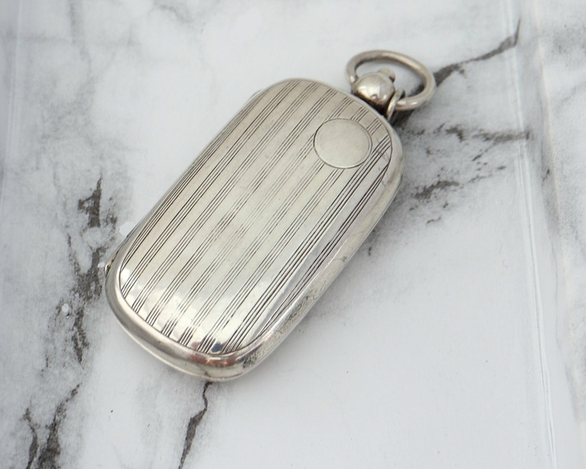 ell　1900s Sovereign Case Antique Sterling Silver Sovereign Coin Case, Circa 1900 - Etsy