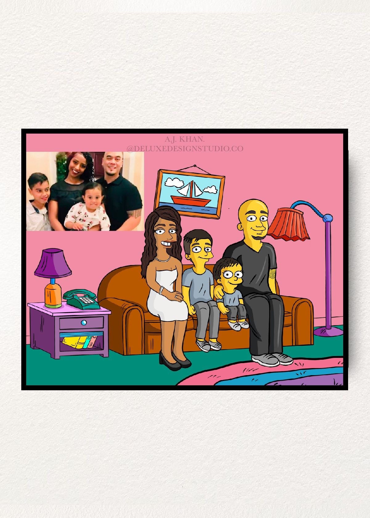 Simpsons Style Animated Portraits - Etsy Canada Simpsons Style Animated Portraits - Etsy Canada