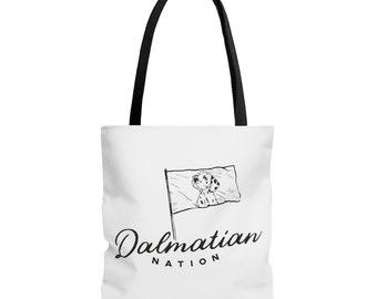 Dalmatian Nation Dog, Dalmatian Bag, Dalmatian Tote, Dalmatian Tote Bag, Dalmatian Lover Tote Bag, Dalmatian Gift, Dalmatian Lover Gift