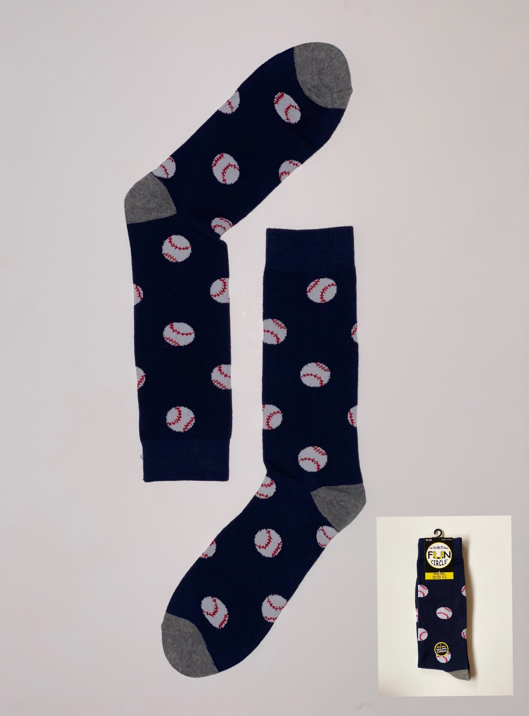 Men's King Size Sport Novelty Sock Etsy