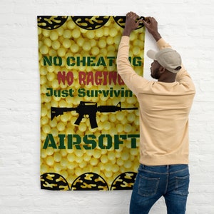 Flag AIRSOFT for all the Air Soft Players OVERALL Wall Flag to show Pride in Your skills ~see info /size