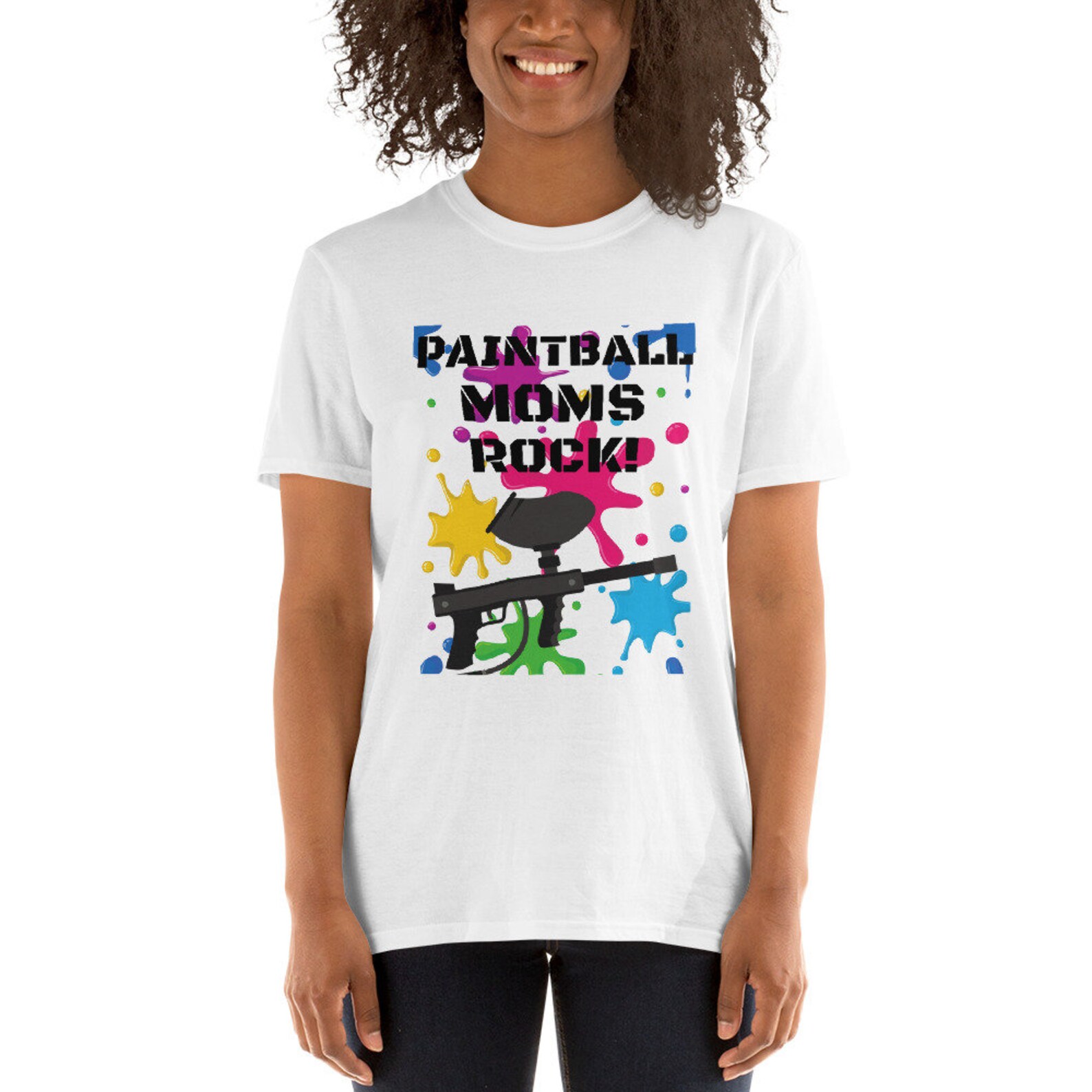 Paintball Moms Rock Tshirt for Mother Who Plays or Supports Etsy