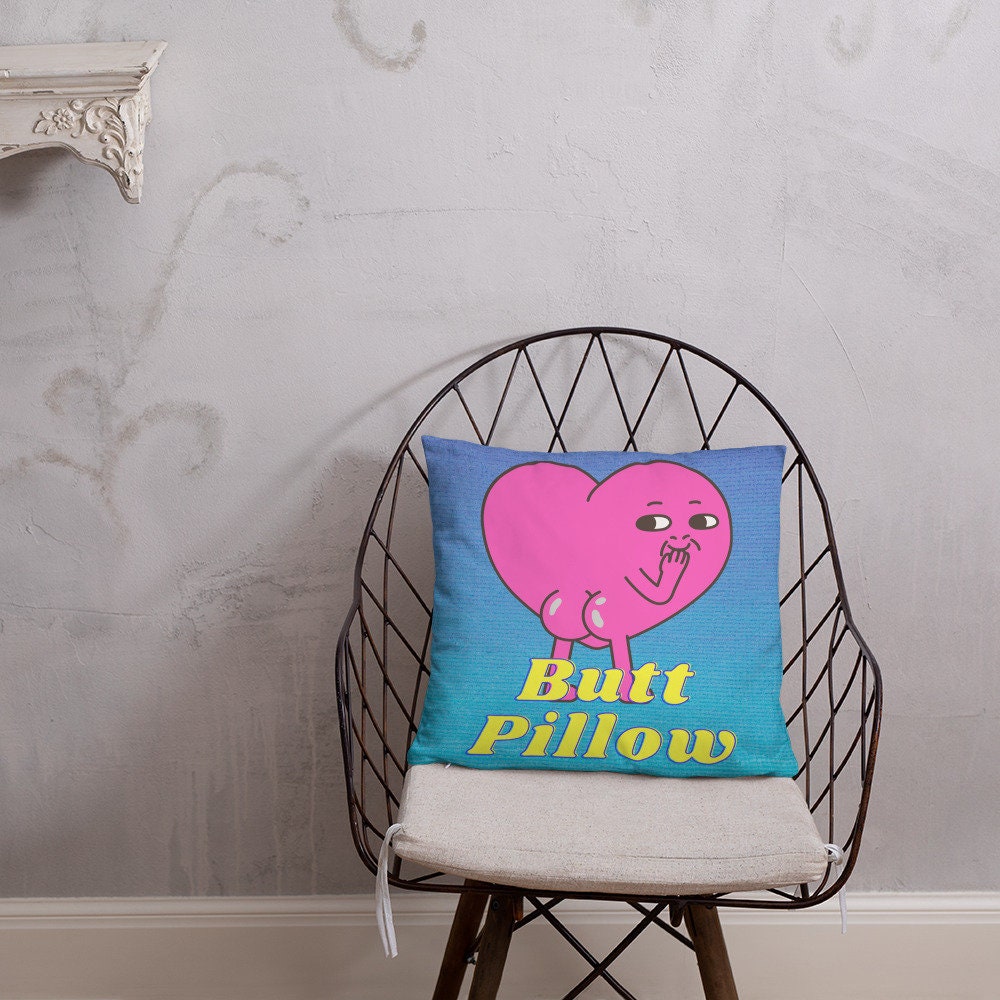Frog 18 X 18 butt Pillow & Case Fun Throw Pillow for Chair, Car, Nursery,  Floor Great Gift 