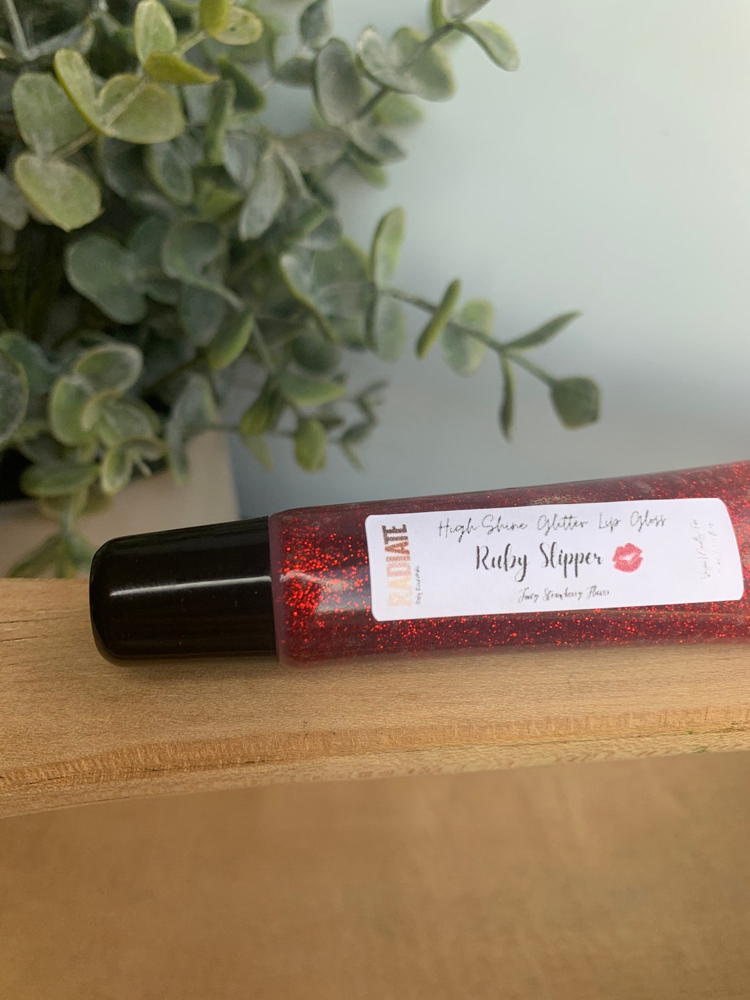 Highshine Glitter Lip Gloss ruby Slipper Etsy