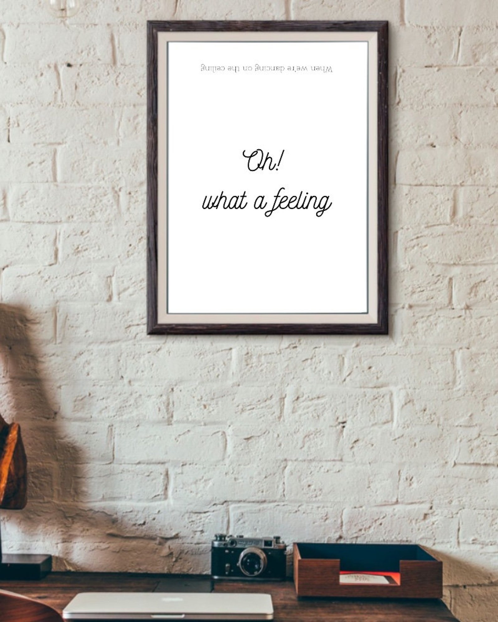 Lionel Richie Dancing on The Ceiling Lyrics A3 Printable