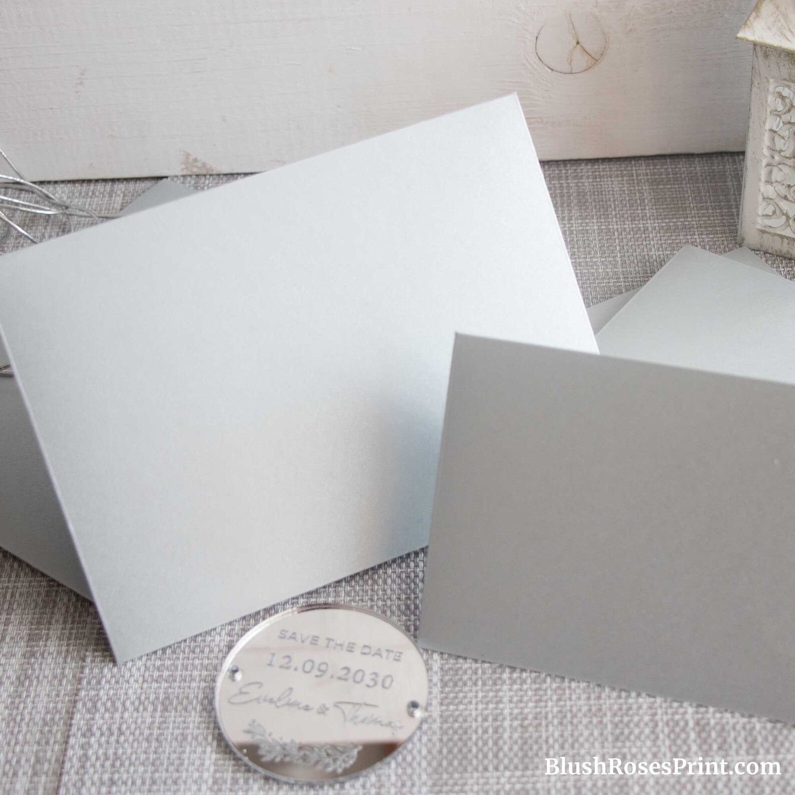 Silver Metallic Envelope Cardstock A1 A2 A6 A7 A9 A10 Etsy