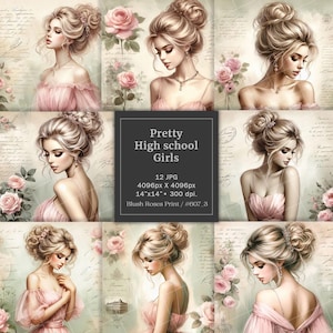 Images clipart filles diplômées 30 x 12 pouces