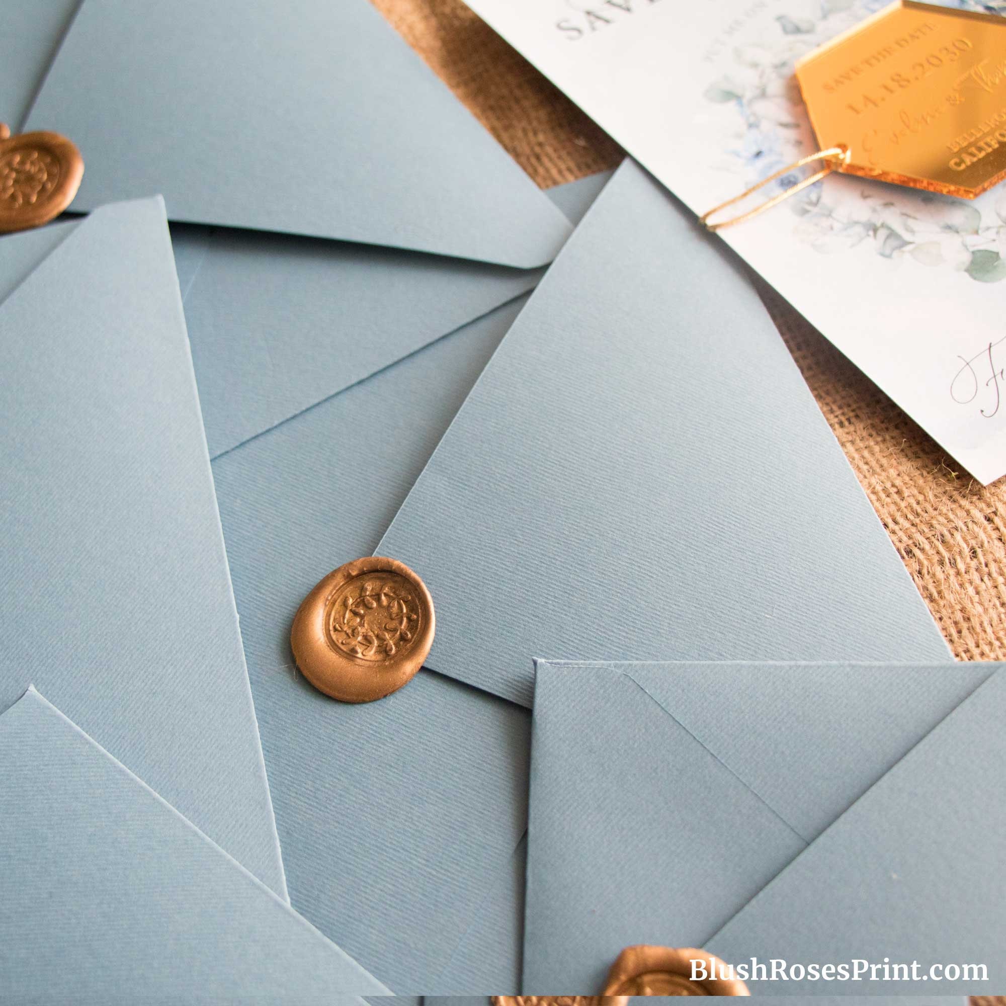 Dusty Blue Envelopes A1 A2 A6 A7 A9 A10 Luxury Envelopes Etsy Australia