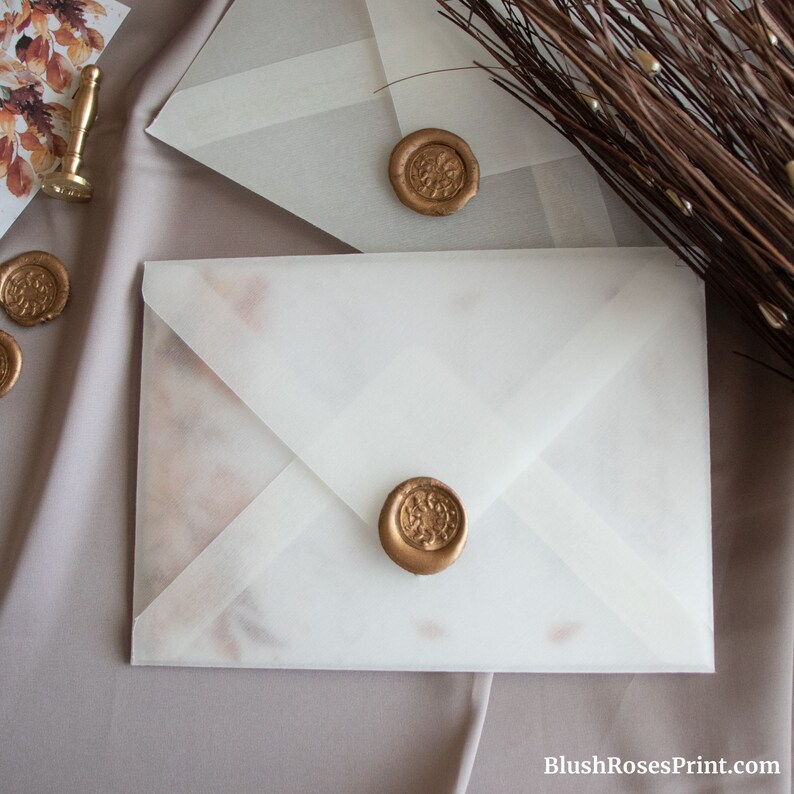 Vellum Envelopes A1 A2 A6 A7 A9 A10 Vellum Envelopes Etsy