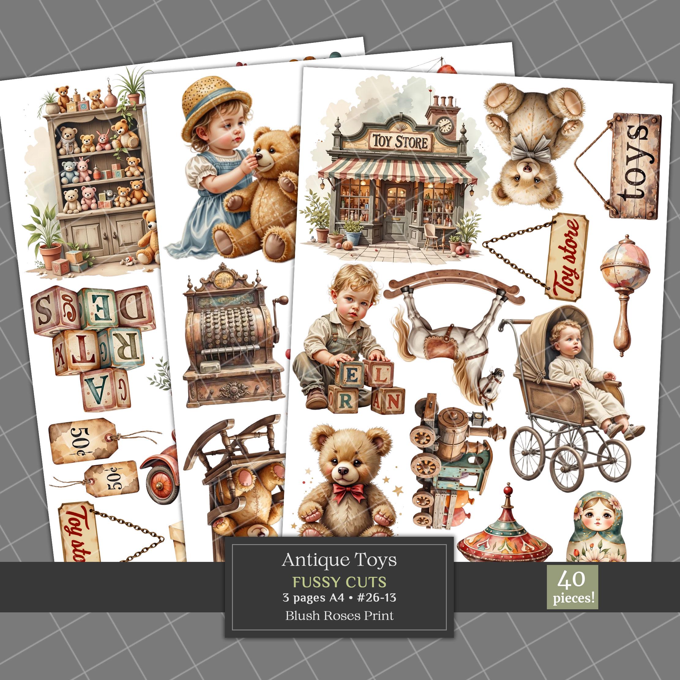 Vintage Toy Fussy Cuts Clipart: Antique Scrapbook Ephemera (digital Download) - Etsy Vintage Toy Fussy Cuts Clipart: Antique Scrapbook Ephemera (digital Download) - Etsy