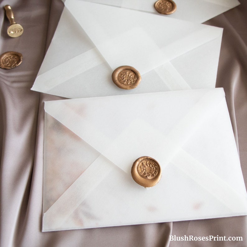 Vellum Envelopes A1 A2 A6 A7 A9 A10 Vellum Envelopes Etsy