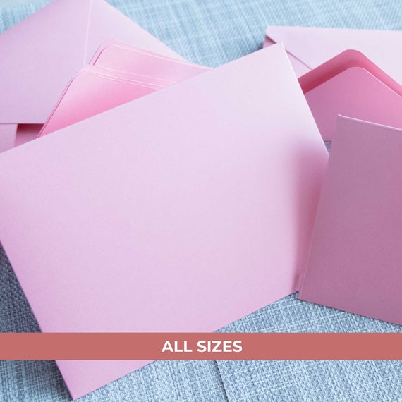 Blush Pink Envelopes A1 A2 A6 A7 A9 A10 Envelopes Handmade Etsy