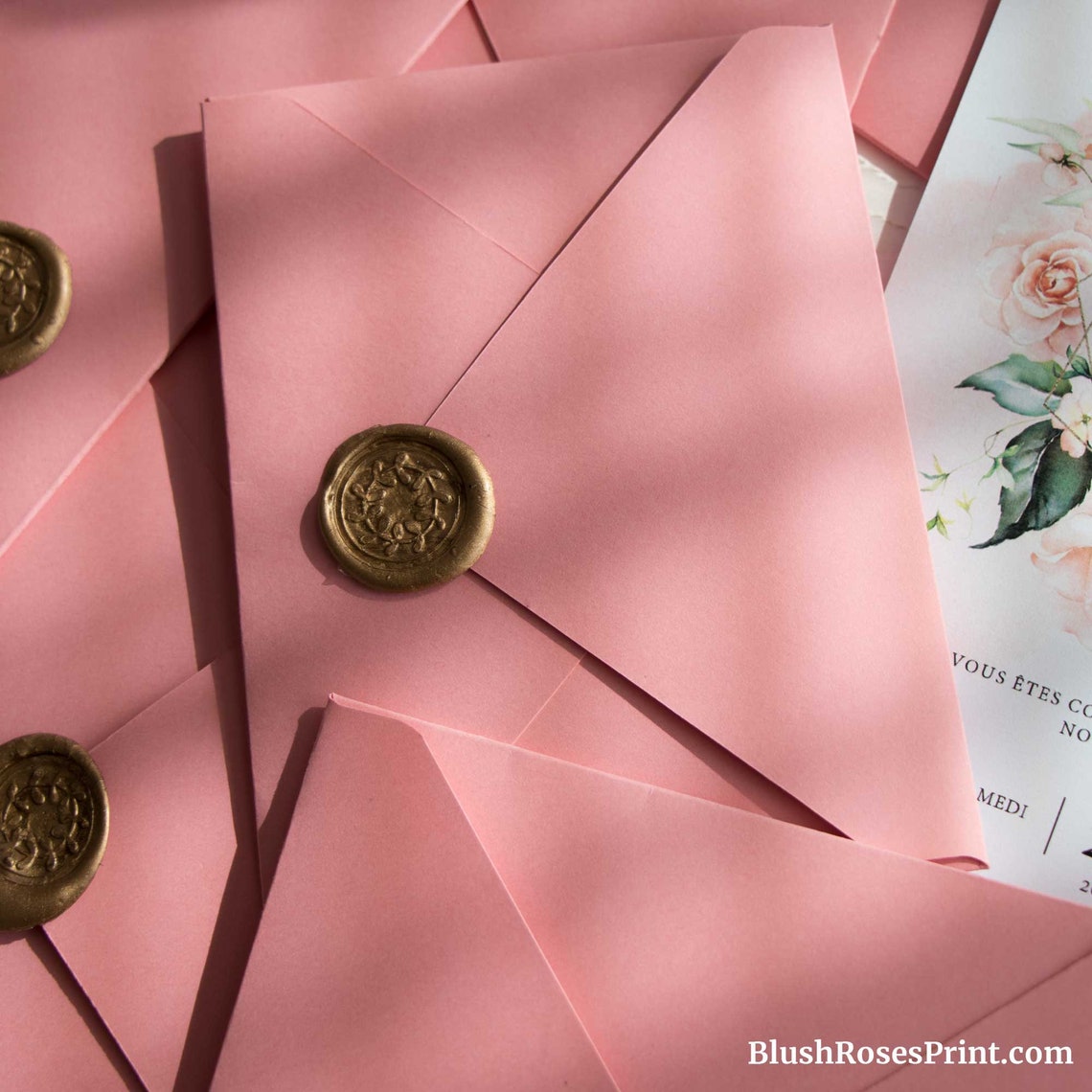 Dusty Pink Envelopes A1 A2 A6 A7 A9 A10 Luxury Envelopes Etsy