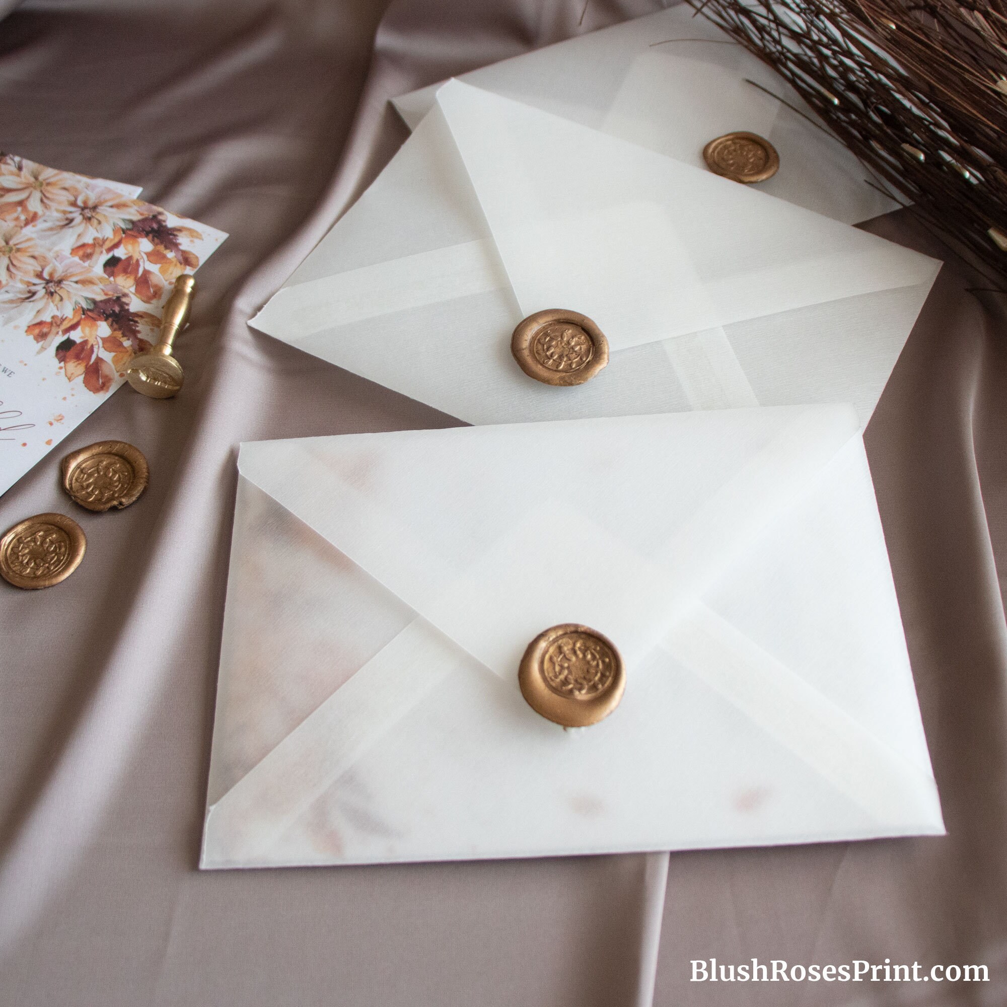 Vellum Envelopes A1 A2 A6 A7 A9 A10 Vellum Envelopes Etsy