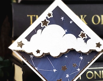 Night Sky Corner Bookmark: Personalized Constellation Reader Gift