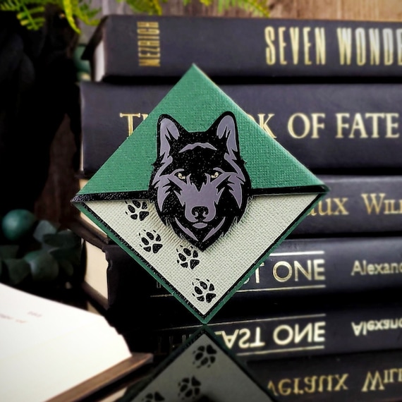 Bookmark - Personalized Cute Wolf Bookmark - Personalized Cute Wolf