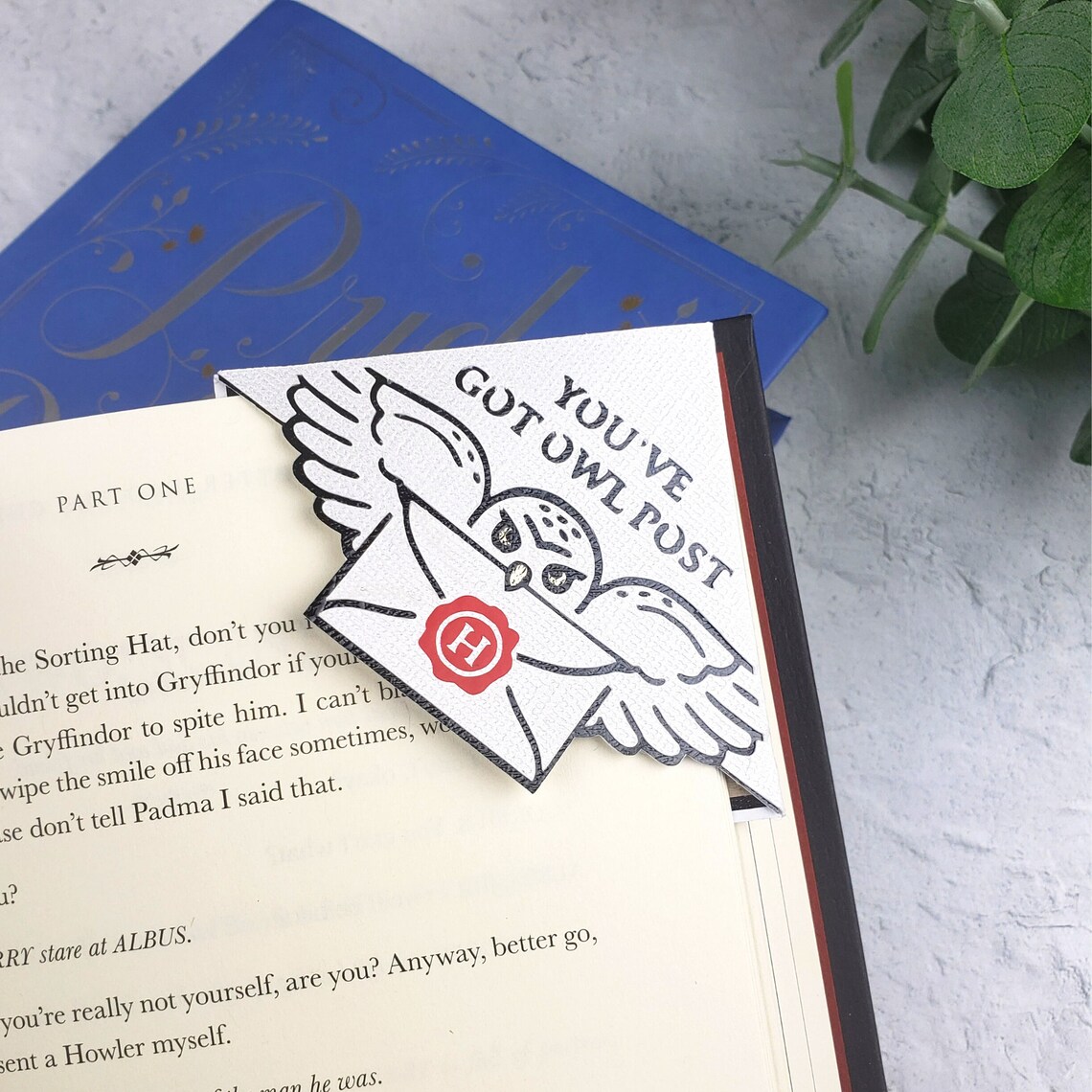 Harry Potter Owl Post Bookmark Paper Corner Bookmark Reader Etsy