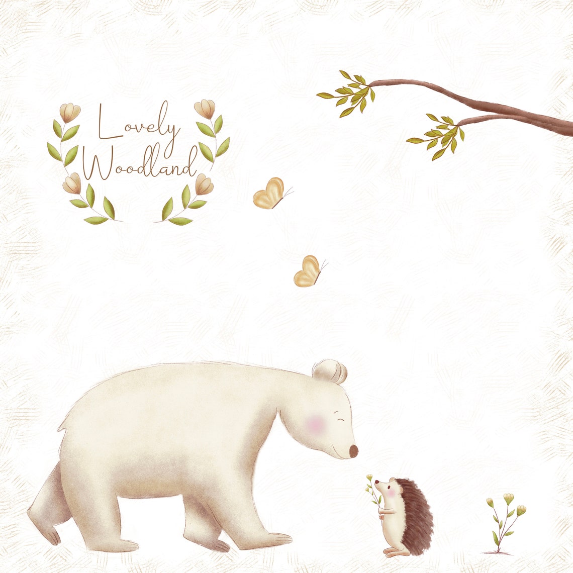Lovely Cute Woodland Clipart's | Etsy