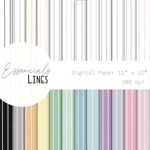 Lines, vertical stripes Digital Paper