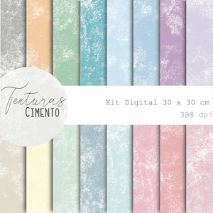 Digital Paper - Cement texture Papers