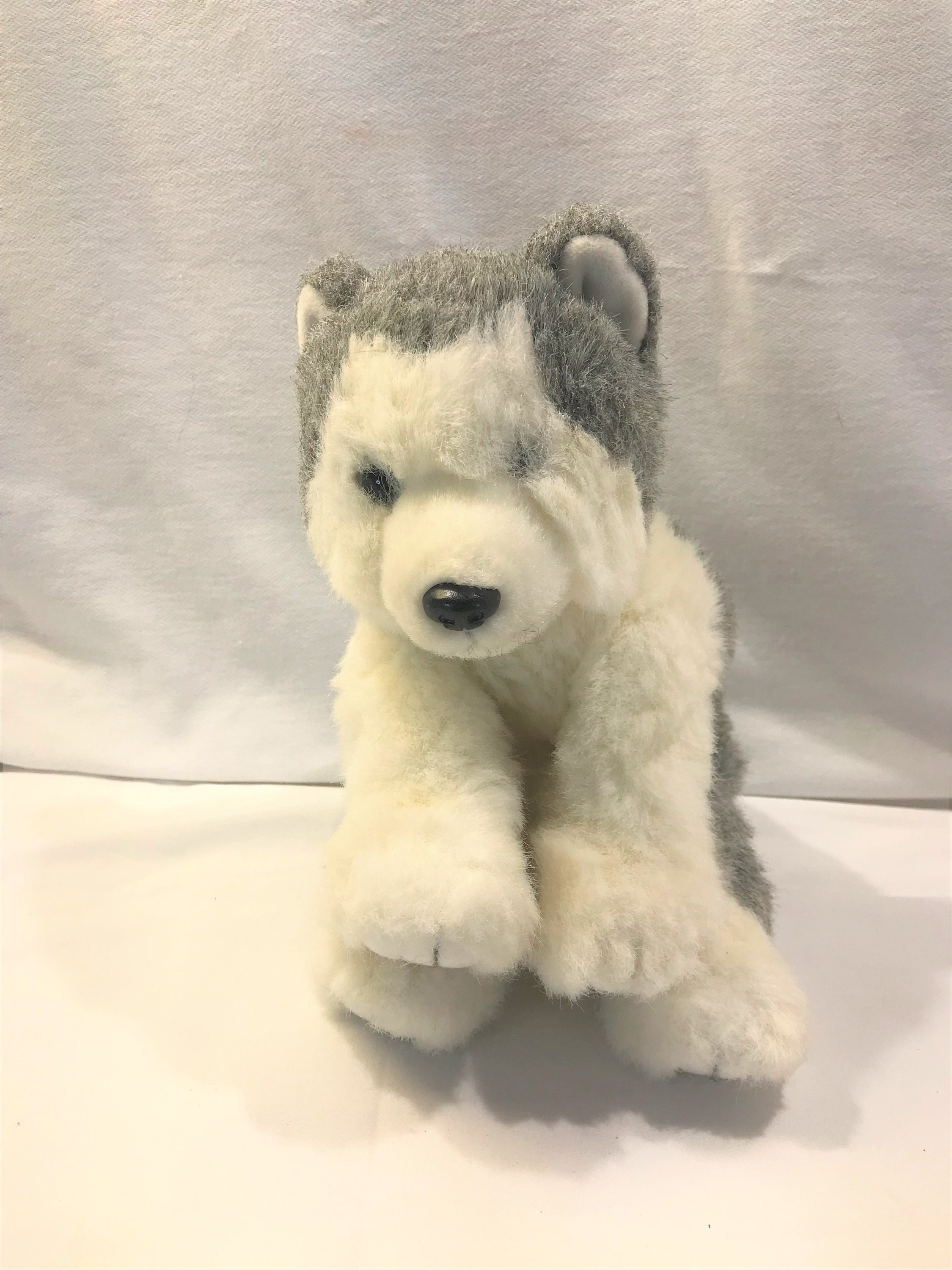Ty beanie baby Dakota the Siberian Husky 1997 plush toy PE pellets 10 plush dog