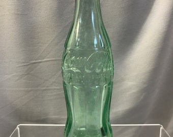 Bouteille de Coca-Cola, Rocky Ford Colo ou Homestead Fla, bouteille de soda en verre vert clair antique, vintage, 6 onces