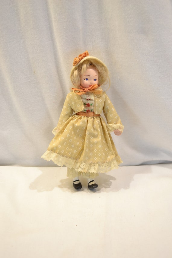 Vintage House of Hatten Porcelain Doll Prairie Baby Doll Etsy