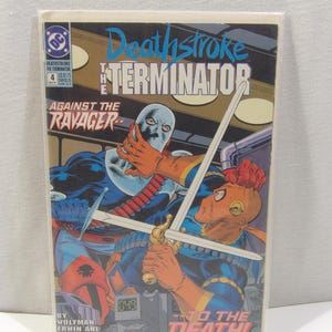 Vintage DC Comic, Deathstroke The Terminator, Nov 1991 No 4