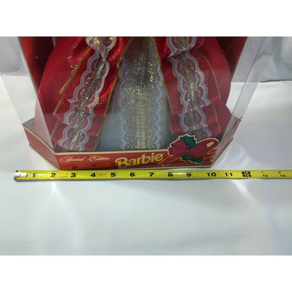 激レアカラー！90sヴィンテージ！ビッグサイズ40-42相当！ロイヤルレッド！ Amazon.com: 1997 Happy Holidays Brunette Barbie Doll NRFB by