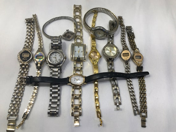 Large Watch Lot Old Watch Set Ladies Men's Timex - Etsy