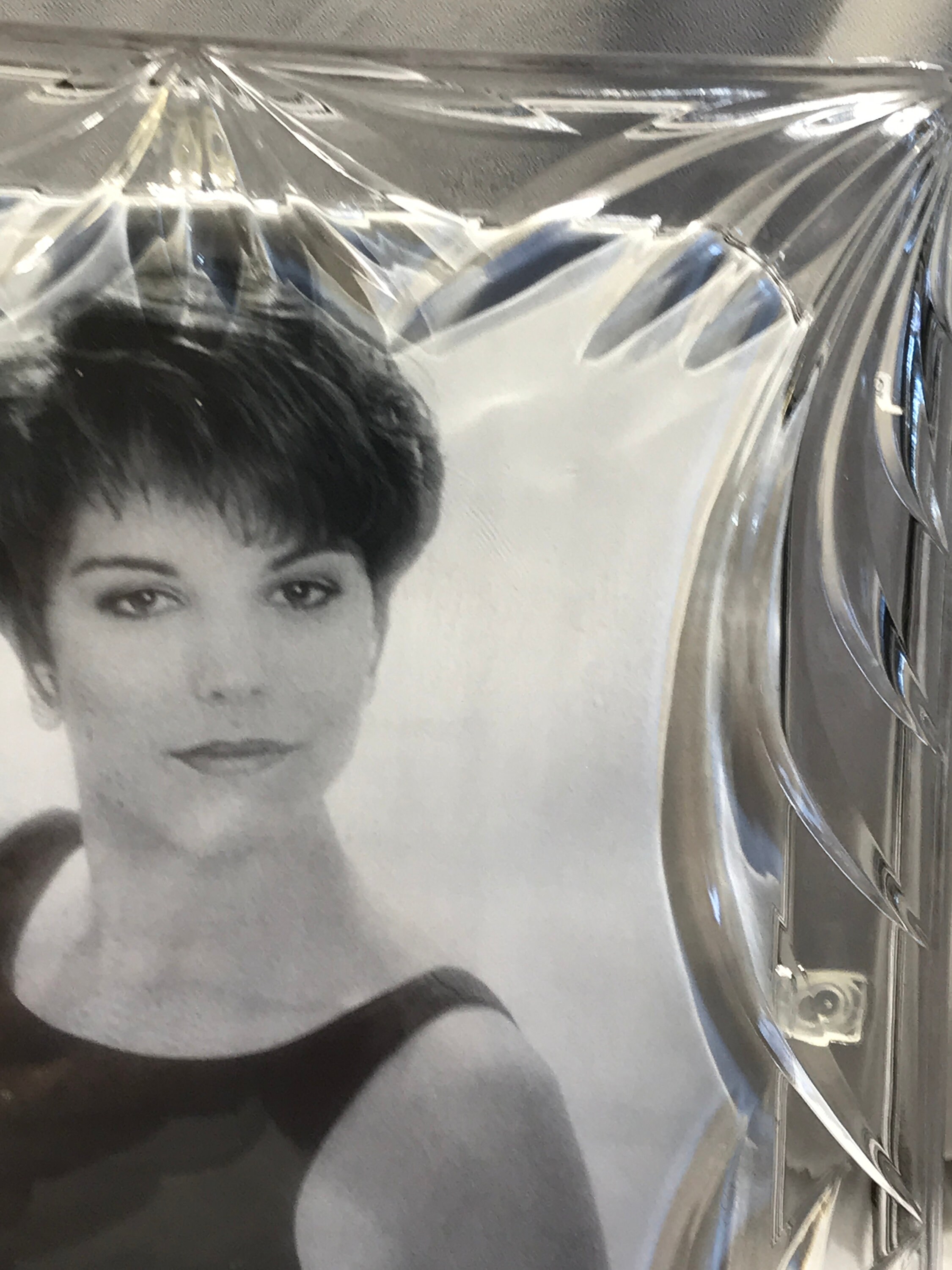 Crystal frame Fifth Avenue Crystal Japan frame vintage clear Etsy