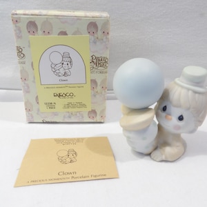 Precious Moments 1984 Clown figurine, Enesco 12238/A Samuel Butcher
