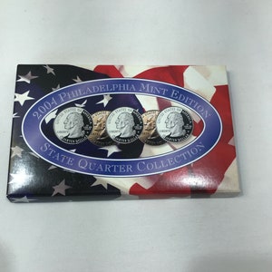 Philadelphia Mint Edition state quarter collection, 2004 quarters collectible coins