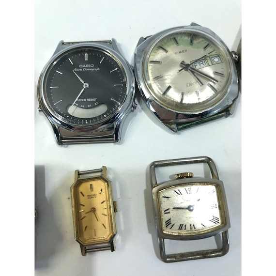 Vintage watch lot, 8 nonworking watches, Sheffiel… - image 3