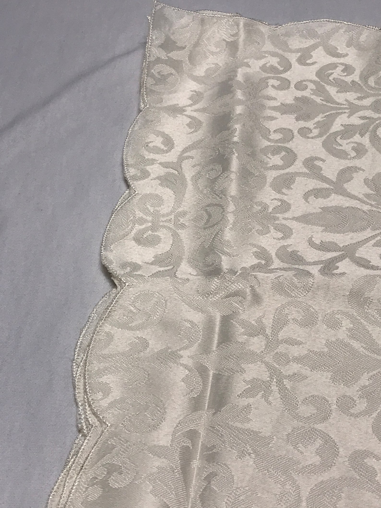 White with Gold Trim Cutout Cloth Napkin Set dinner napkins Etsy