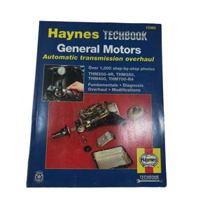 Haynes Techbook GM Automatic Transmission Overhaul softcover book, mechanic instruction manual