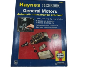 Hayne's Techbook GM Automatic Transmission Overhaul, livre broché, manuel d'instructions pour les mécaniciens