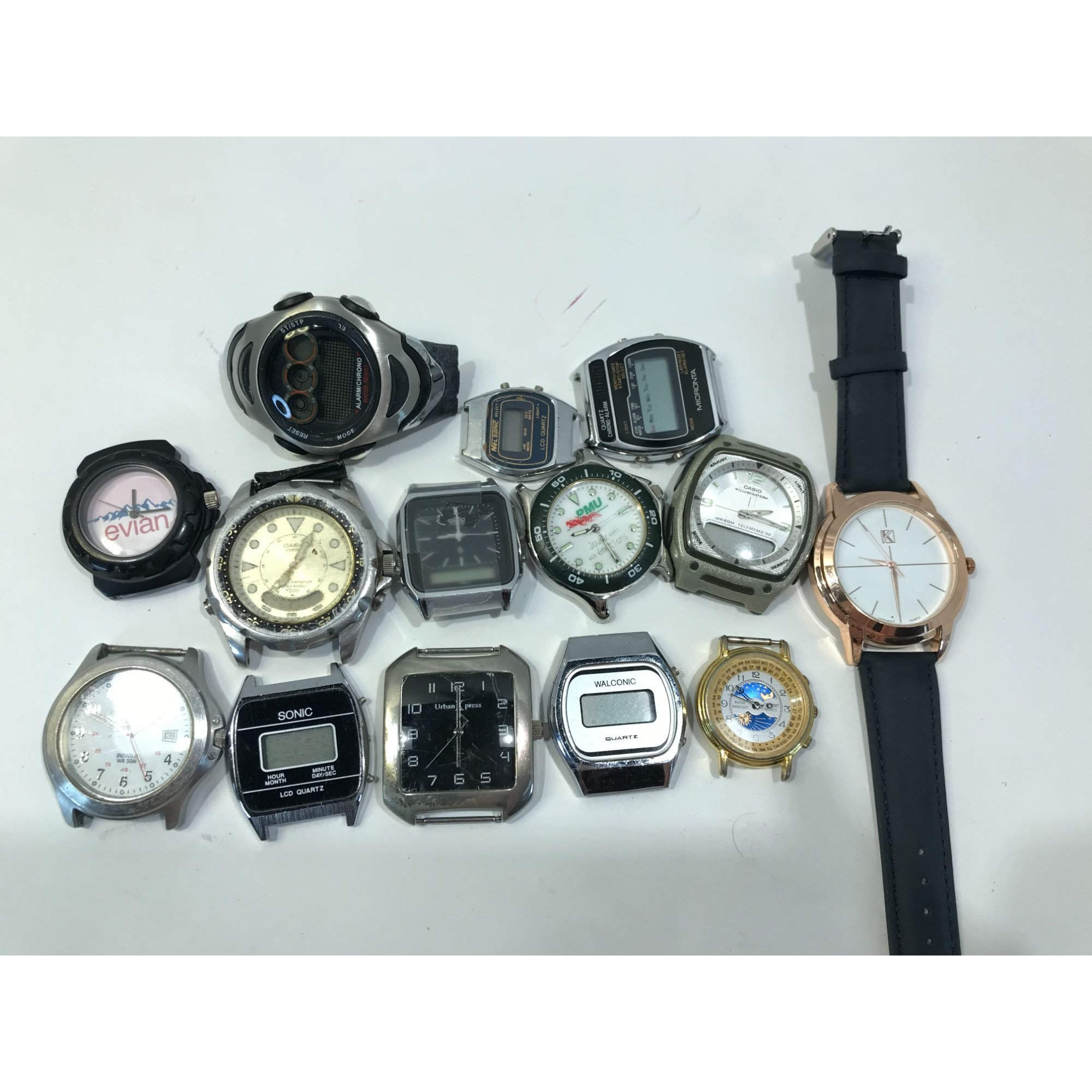 Vintage Watch Lot, 14 Nonworking Watches, Analog Digital, Casio, Nelsonic,  Timex - Etsy
