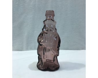 Vintage Wheaton NJ Purple Glass 5.5&quot; Bottle Colonial Soldier with Rifle